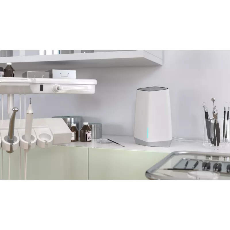 NETGEAR Orbi Pro WiFi 6 Tri-band Mesh System (SXK80) Tri-band (2.4 GHz / 5 GHz / 5 GHz) Wi-Fi 6 (802.11ax) pelēka, balta 9 Internal