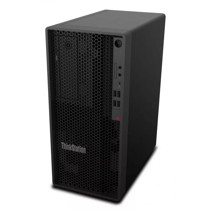 Lenovo ThinkStation P2 Intel® Core™ i5 i5-14500 16 GB DDR5-SDRAM 512 GB SSD Windows 11 Pro Tower Workstation Melna