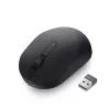 DELL Mobile Wireless Mouse – MS3320W - Melna, abpusēja, optiska, RF bezvadu + Bluetooth, 1600 DPI, Melna