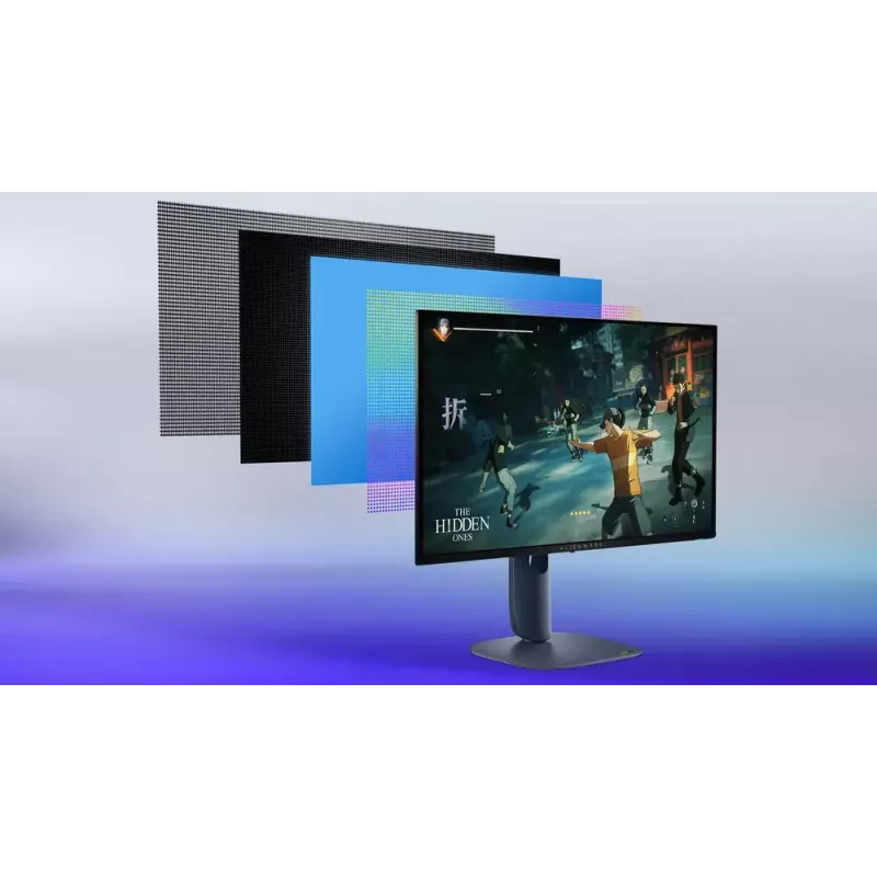 Alienware AW2725D datora monitors 68.6 cm (27 colli) 2560 x 1440 pikseļi Quad HD QD-OLED Zils