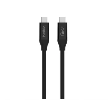 BELKIN USB4 kabelis USB-C / USB-C 40 Gbit/s 100 W 0,8 m melns