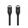 BELKIN USB4 kabelis USB-C / USB-C 40 Gbit/s 100 W 0,8 m melns