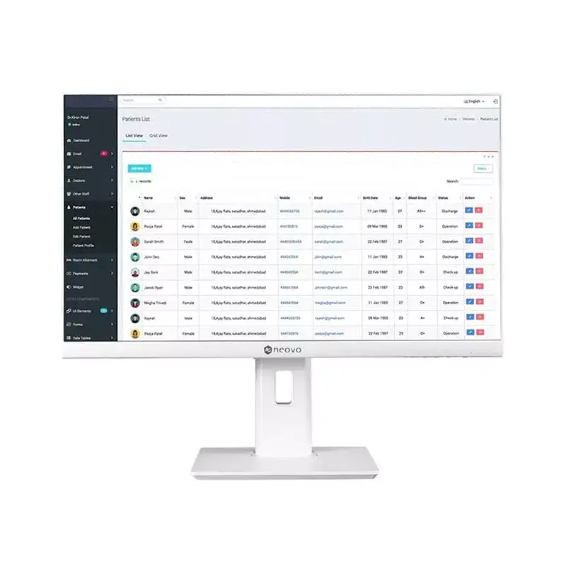 AG Neovo ME-2701 datora monitors 68,6 cm (27 colli) 1920 x 1080 pikseļi Full HD LCD Balts
