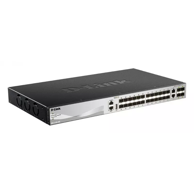 D-Link DGS-3130-30S/E tīkla slēdzis Pārvaldīts L3 10G Ethernet (100/1000/10000) Pelēks