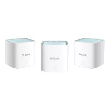 D-Link EAGLE PRO AI AX1500 Mesh sistēma - 3 komplekts, balts, iekštelpu, Mesh sistēma, barošana, statuss, 500 m², divu joslu (2,4 GHz / 5 GHz)