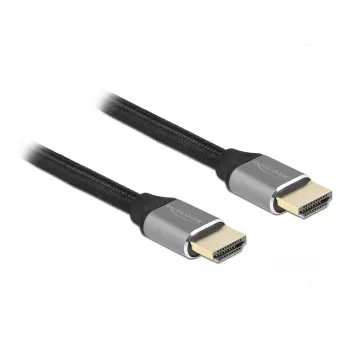 DELOCK Ultra High Speed HDMI kabelis - A spraudnis / A spraudnis - 48 Gbps 8K 60 Hz - 3 m - pelēks