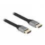 DELOCK Ultra High Speed HDMI kabelis - A spraudnis / A spraudnis - 48 Gbps 8K 60 Hz - 3 m - pelēks