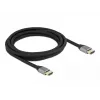 DELOCK Ultra High Speed HDMI kabelis - A spraudnis / A spraudnis - 48 Gbps 8K 60 Hz - 3 m - pelēks