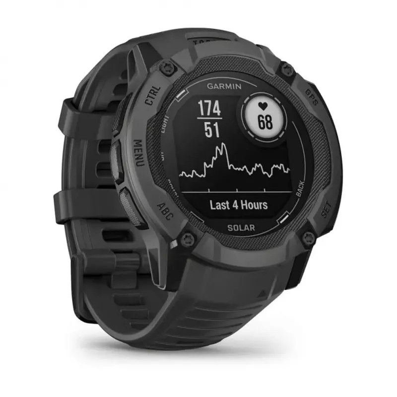 Viedpulkstenis Garmin Instinct 2X Solar Graphite