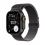 APPLE Watch Ultra 3 GPS + Cellular 49mm melns titāna korpuss ar melnu titāna Milānas cilpu Sma