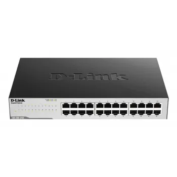 D-Link GO-SW-24G Nepārvaldāms L2 Gigabitu Ethernet (10/100/1000) 1U Melns