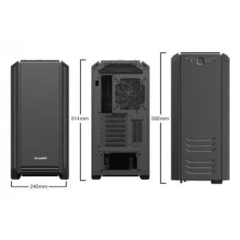 be quiet Silent Base 601 Window Midi Tower Melns