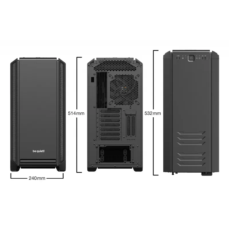 be quiet Silent Base 601 Window Midi Tower Melns
