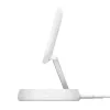 BELKIN bezvadu uzlādes statīvs - BoostCharge Pro - Qi2 15 W - balts