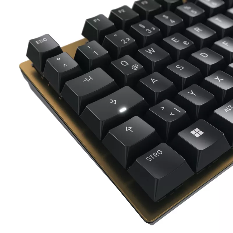 CHERRY KC 200 MX tastatūra universāla USB QWERTZ vācu melna, bronza