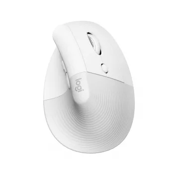 LOGITECH Lift for Business bezvadu pele labajai rokai, baltā krāsā