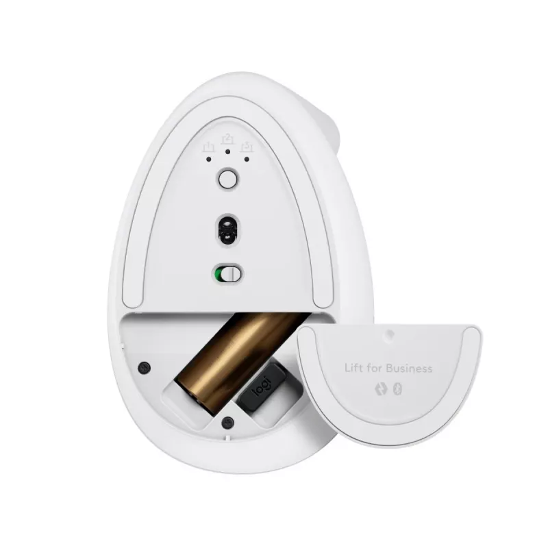LOGITECH Lift for Business bezvadu pele labajai rokai, baltā krāsā