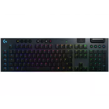 LOGITECH G915 Lightspeed Wireless RGB mehāniskā spēļu tastatūra - Melna - Qwertz Deutsch - Tactile