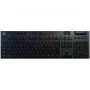 LOGITECH G915 Lightspeed Wireless RGB mehāniskā spēļu tastatūra - Melna - Qwertz Deutsch - Tactile