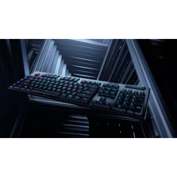 LOGITECH G915 Lightspeed Wireless RGB mehāniskā spēļu tastatūra - Melna - Qwertz Deutsch - Tactile