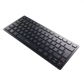 CHERRY KW 9200 MINI tastatūra Universāla USB + RF bezvadu + Bluetooth QWERTZ Šveices melna