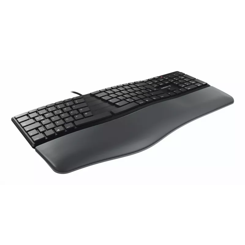 CHERRY KC 4500 ERGO tastatūra Universāla USB AZERTY Beļģu Melna