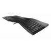CHERRY KC 4500 ERGO tastatūra Universāla USB AZERTY Beļģu Melna