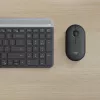 LOGITECH bezvadu tastatūras un peles komplekts Mk470 - grafīts - Azerty Beļģijas