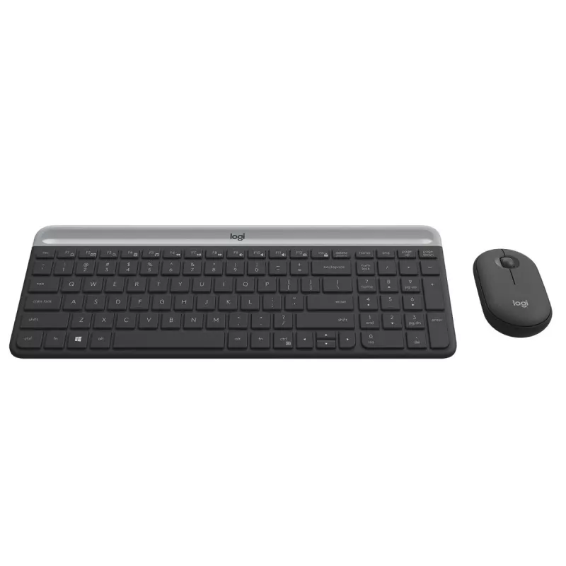 LOGITECH bezvadu tastatūras un peles komplekts Mk470 - grafīts - Azerty Beļģijas