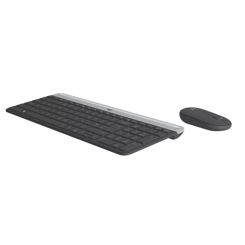 LOGITECH bezvadu tastatūras un peles komplekts Mk470 - grafīts - Azerty Beļģijas