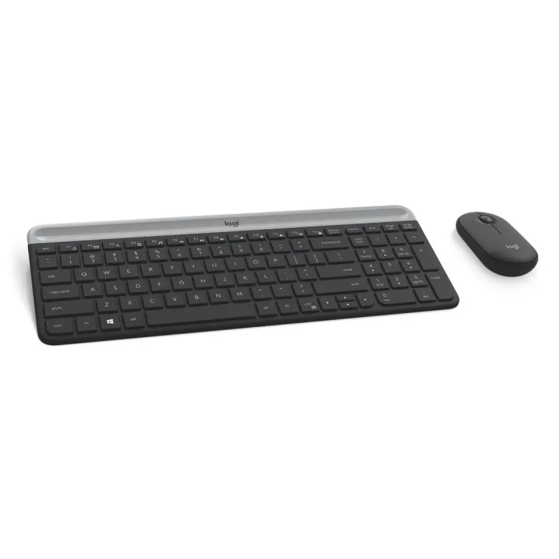 LOGITECH bezvadu tastatūras un peles komplekts Mk470 - grafīts - Azerty Beļģijas