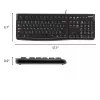 LOGITECH tastatūra K120 - AZERTY Beļģijas