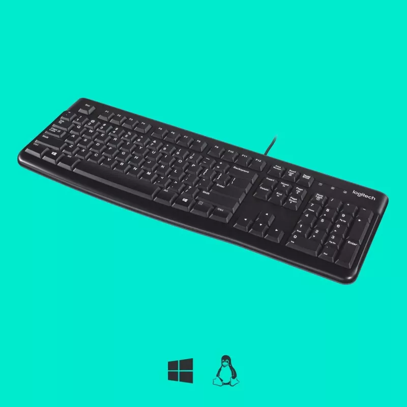 LOGITECH tastatūra K120 - AZERTY Beļģijas