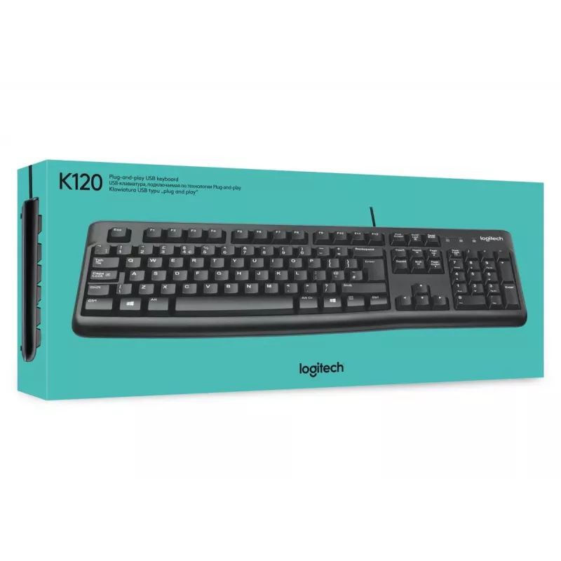 LOGITECH tastatūra K120 - AZERTY Beļģijas