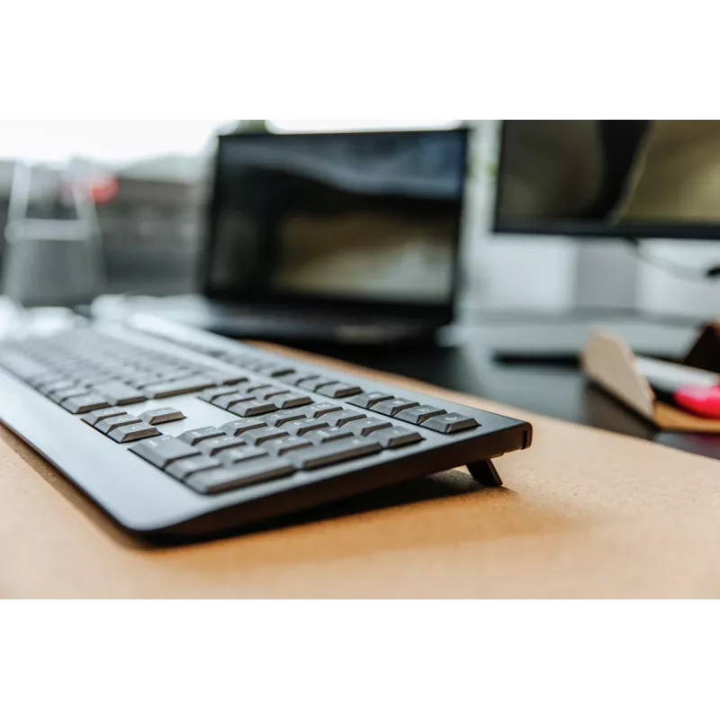 CHERRY KW 3000 tastatūra Universāla RF Bezvadu QWERTY Spāņu Melna