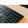 CHERRY KW 3000 tastatūra Universāla RF Bezvadu QWERTY Spāņu Melna