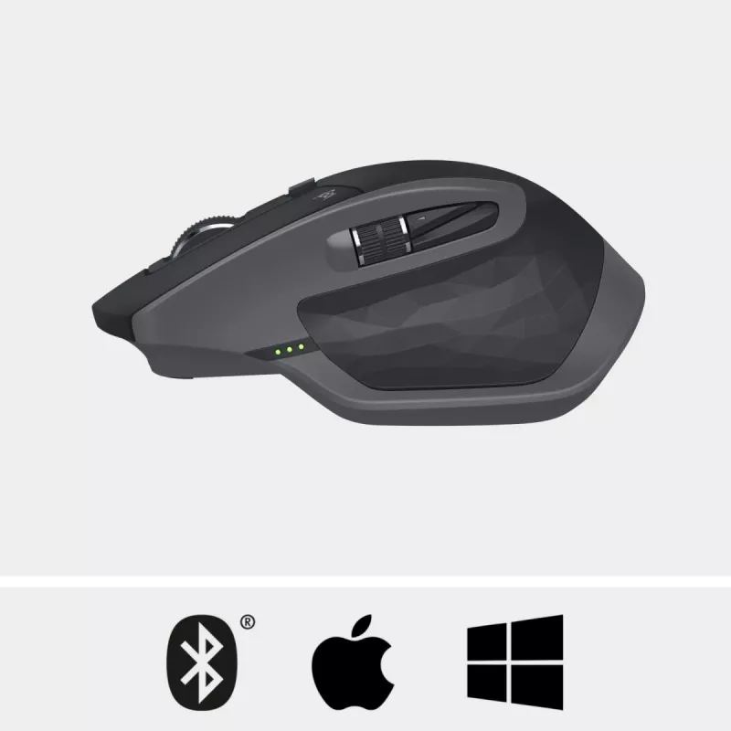 Pele Logitech MX Master 2S RF Wireless + Bluetooth