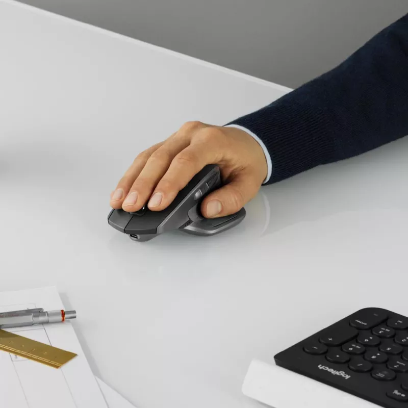 Pele Logitech MX Master 2S RF Wireless + Bluetooth