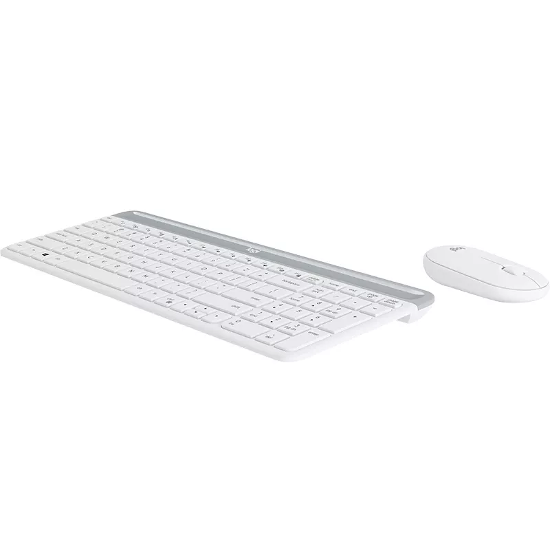 LOGITECH Bezvadu tastatūras un peles komplekts Mk470 - Balts - QWERTZ GE
