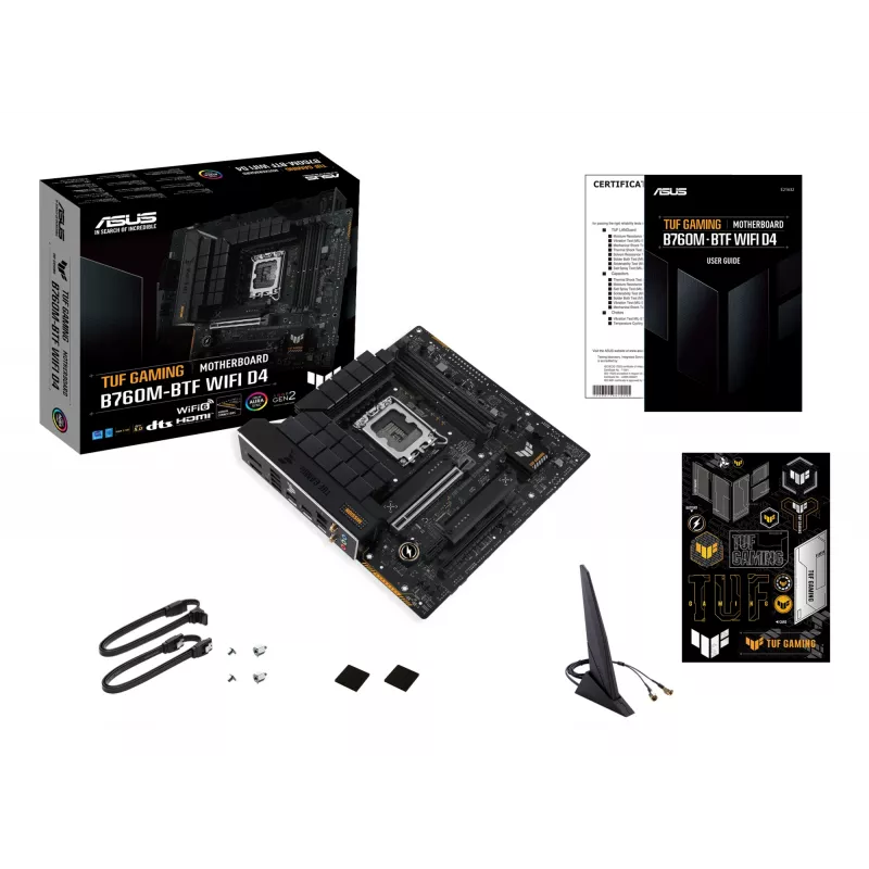 ASUS TUF GAMING B760M-BTF WIFI D4 Intel B760 LGA 1700 micro ATX