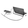 Kensington NanoSaver Keyed Dual Head Laptop Lock, 1,8 m, Kensington, Atslēga, Oglekļa tērauds, Melns, Nerūsējošais tērauds