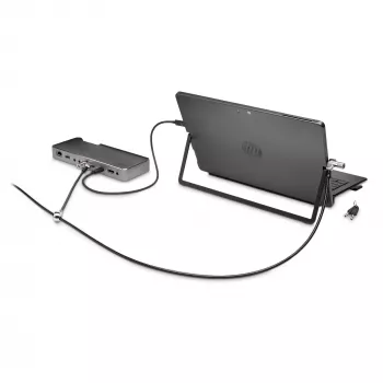 Kensington NanoSaver Keyed Dual Head Laptop Lock, 1,8 m, Kensington, Atslēga, Oglekļa tērauds, Melns, Nerūsējošais tērauds