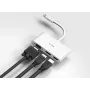 D-Link 3-in-1 USB-C to HDMI/VGA/DisplayPort Adapter, Wired, USB 3.2 Gen 1 (3.1 Gen 1) Type-C, balta, CE, FCC, IC, RCM, DC, 0.04 A