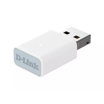 D-Link AC1300 Wi-Fi 5 USB adapteris, vadu un bezvadu, USB, WLAN, Wi-Fi 5 (802.11ac), balts