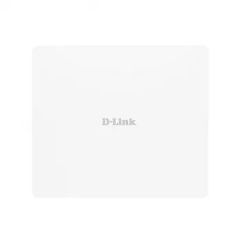D-Link AX3000 Wi-Fi 6 Dual-Band PoE Outdoor Access Point, 2.4 GHz, 5 GHz, 3000 Mbit/s, 64-bit WEP, 128-bit WEP, SSID, WEP, WPA, WPA2, WPA3, 10,100,1000,2500 Mbit/s