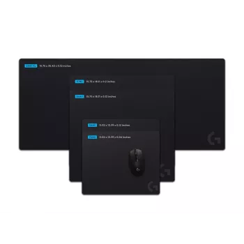 LOGITECH G640 Liels auduma spēļu peles paliktnis