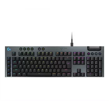 LOGITECH G915 X USB-A vadu zemā profila spēļu tastatūra, taustes, melna, QWERTY US