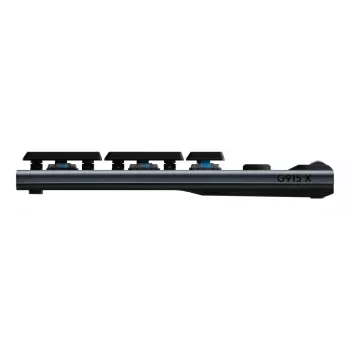 LOGITECH G915 X Lightspeed bezvadu zema profila spēļu tastatūra, melna, klikšķinoša, Qwertz, vācu