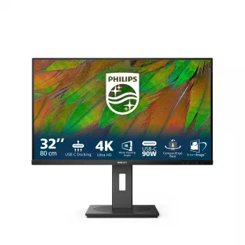 Philips 3000 sērijas 32B1U3900/00 datora monitors 80 cm (31,5 collas) 3840 x 2160 pikseļi 4K Ultra HD LCD Melns