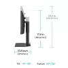 BenQ SW242Q datora monitors 61,2 cm (24,1 collu) 2560 x 1600 pikseļi WQXGA LED Melns